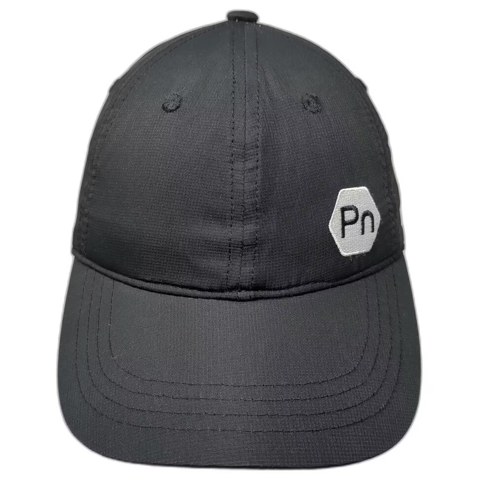 Cotton Candy Baseball Cap Black Gray One Size Strapback Pn Logo Hat OSFM